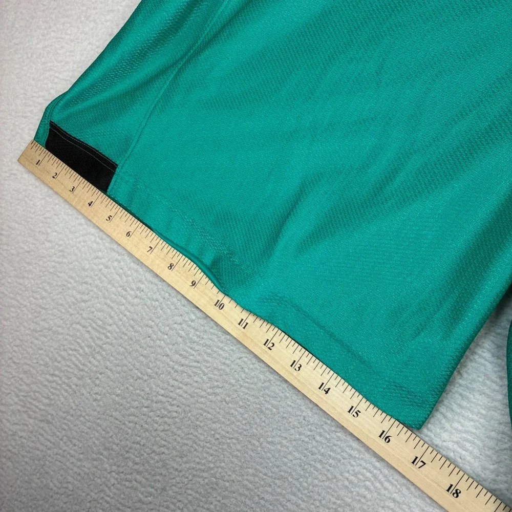 Y2K Nike Baggy Basketball Shorts Men 3XL Green Silky Loose Drawstring Athletic